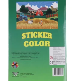 Megastar Malebog m. Klistermærker - 32 Sider - Bondegård