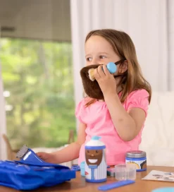 Melissa & Doug Barber Shop - 16 Dele - Blå