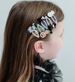 Mimi & Lula Hårspænder - 5-pak - 4 cm - Mini Monster