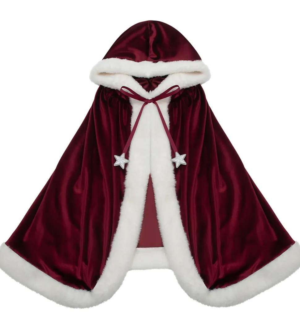 Mimi & Lula Kappe - Mrs Claus - Rød m. Hvid