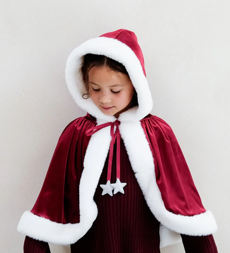 Mimi & Lula Kappe - Mrs Claus - Rød m. Hvid