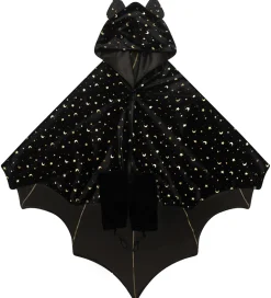 Mimi & Lula Kappe m. Hætte - Black Bat Halloween