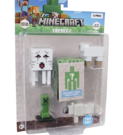 Minecraft Legetøjsfigurer - 3D Special Edition - 5-pak