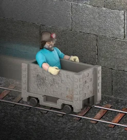 Minecraft Movie Legetøjsfigur - Explosive Minecart Escape