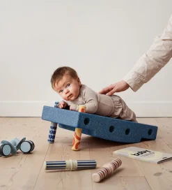 MODU Baby Motoriksæt - 10 Dele - Deep Blue/Sky Blue