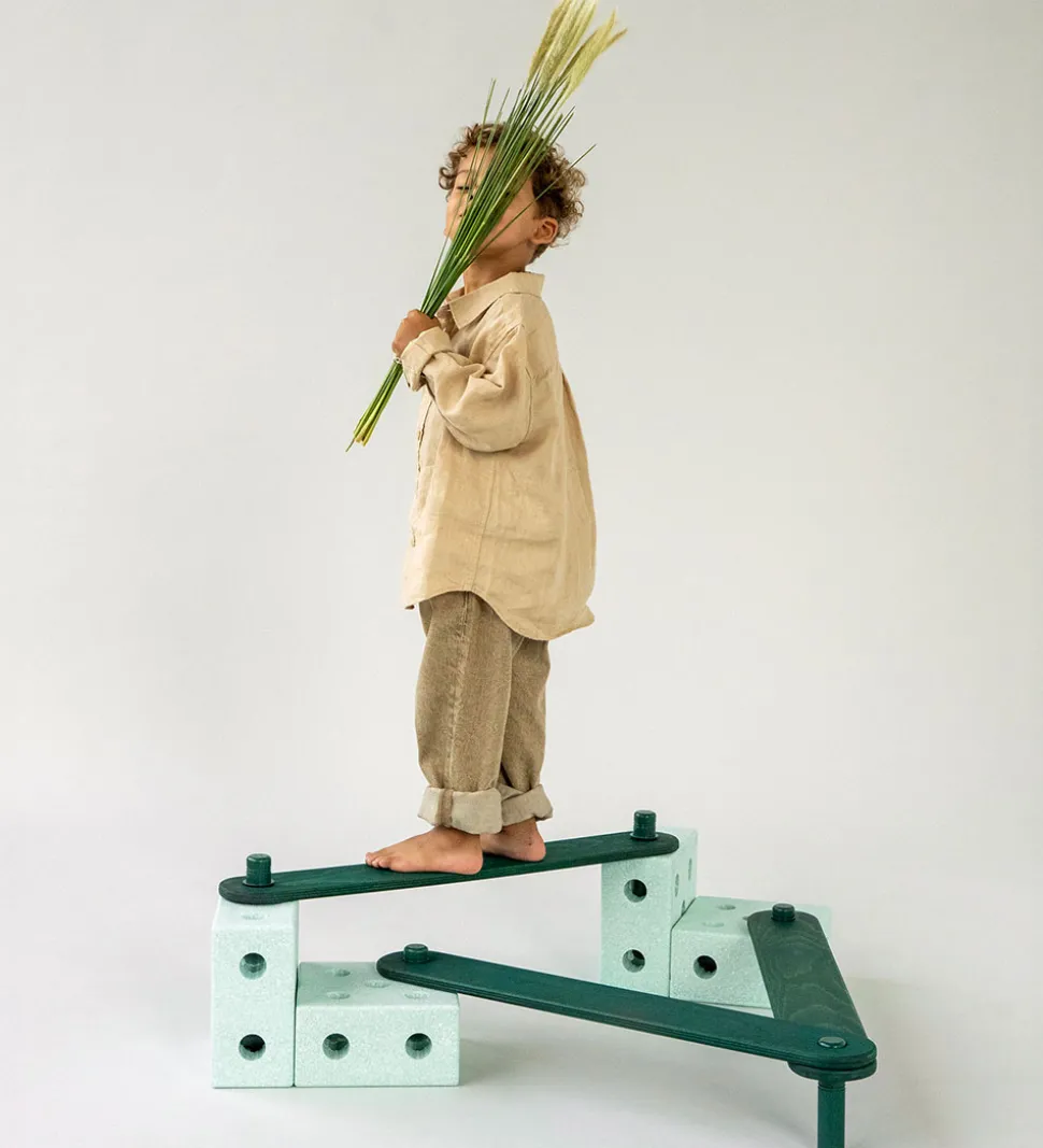 MODU Balancebane - 17 Dele - Ocean Mint/Forest Green