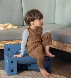 MODU Explorer Sæt - 20 Dele - 55x40x20 cm - Deep Blue/Sky Blue