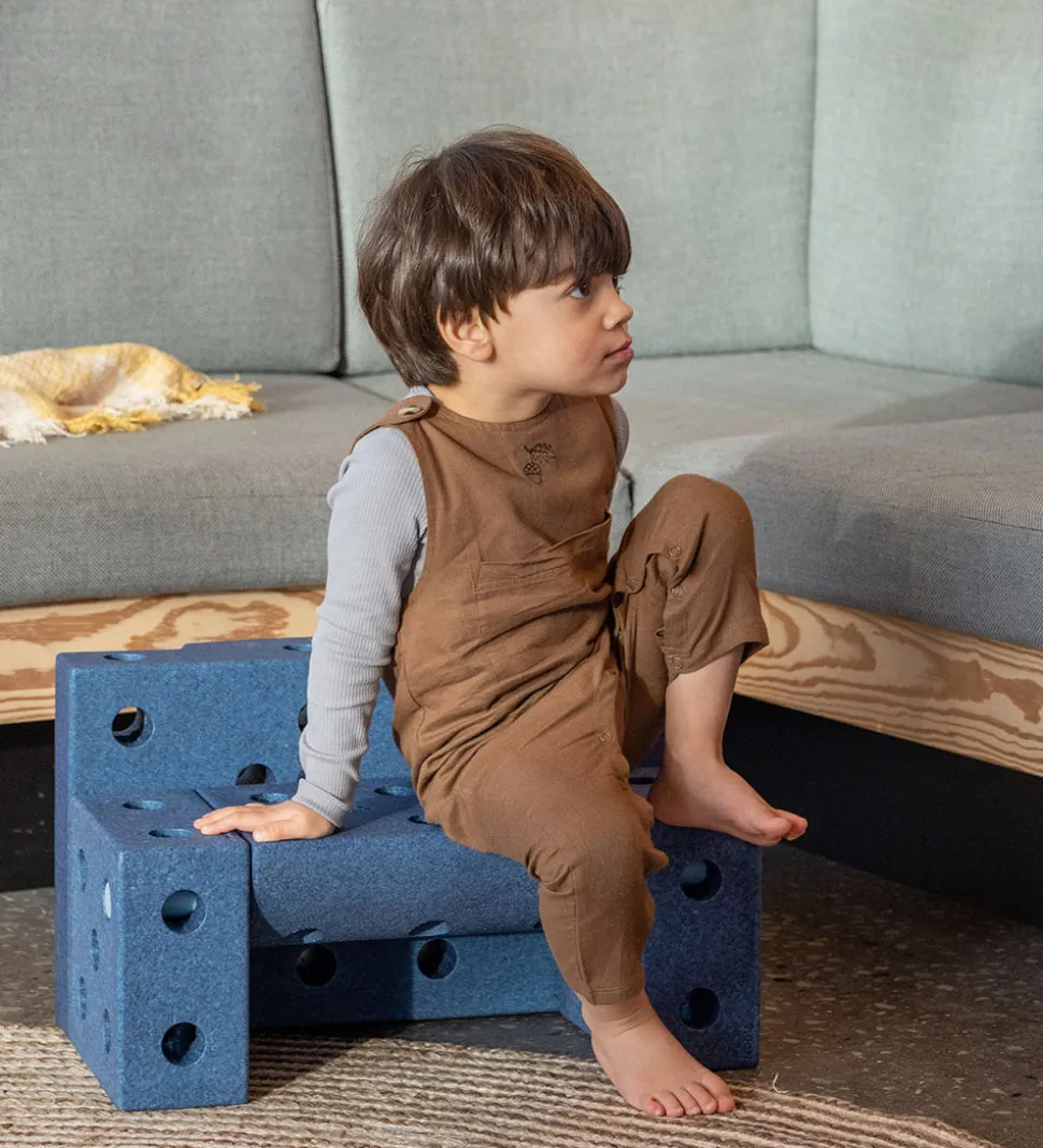 MODU Explorer Sæt - 20 Dele - 55x40x20 cm - Deep Blue/Sky Blue