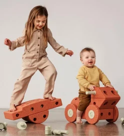 MODU 4x Foam Wheels - 4-pak - Burnt Orange/Dusty Green