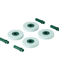 MODU 4x Foam Wheels - 4-pak - Ocean Mint/Forrest Green