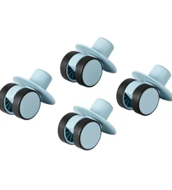 MODU 4x Swirly Wheels - 4-pak - Sky Blue