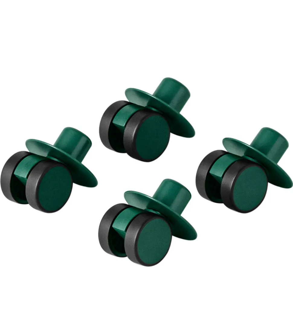 MODU 4x Swirly Wheels - 4-pak - Forest Green