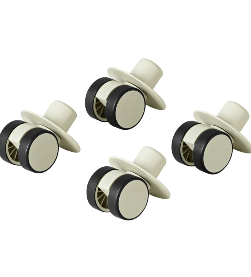 MODU 4x Swirly Wheels - 4-pak - Dusty Green