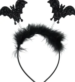 Molly & Rose Udklædning - Hårbøjle - Batman - Sort Glitter