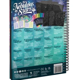 Nebulous Stars Malebog m. Tuscher - Sorte Sider - Coralia