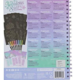 Nebulous Stars Malebog m. Tuscher - Sorte Sider - Isadora