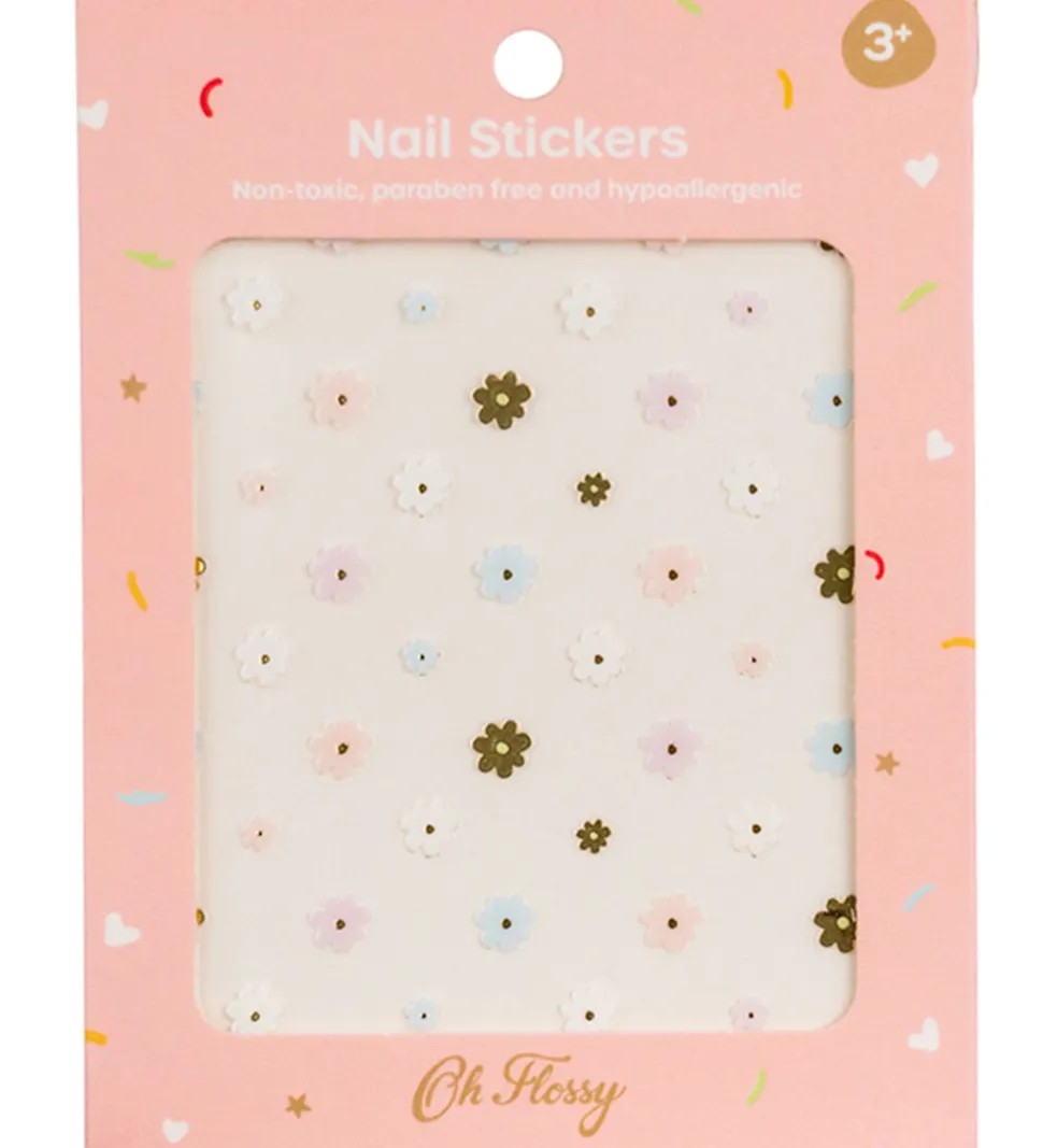 Oh Flossy Negle Klistermærker - Flowers