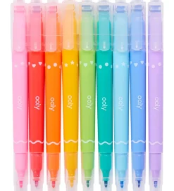 Ooly Dobbeltsidede Tuscher - 9 stk - Confetti Stamp