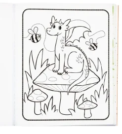 Ooly Malebog - 31 Sider - Knights and Dragons