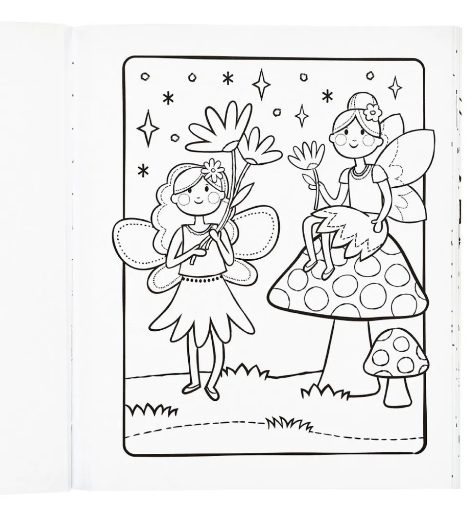 Ooly Malebog - 31 sider - Princesses & Fairies