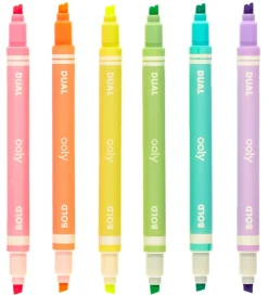 Ooly Overstregningstuscher - 6 Stk - Dual Liner Neon Highlighter