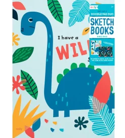 Ooly Skitsebog - 2-pak - Dino Days