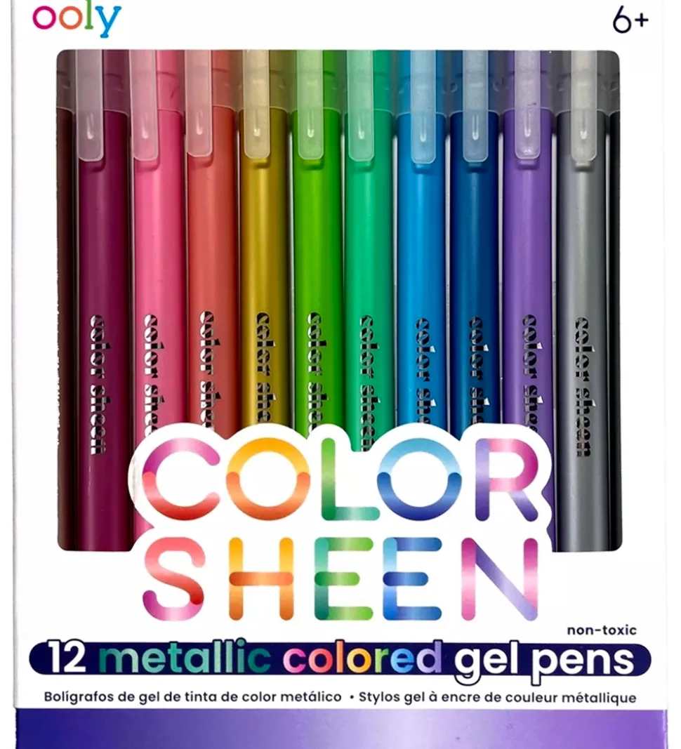 Ooly Tuscher - Color Sheen Metallic Gel - 12 stk