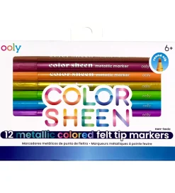 Ooly Tuscher - Color Sheen Metallic - 12 stk