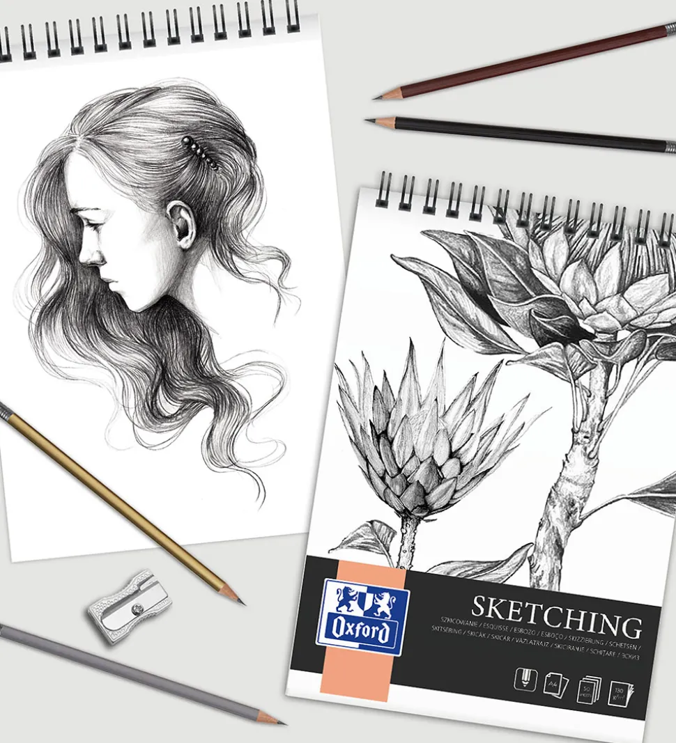 Oxford Skitseblok - A4 - Creative Pad Sketching