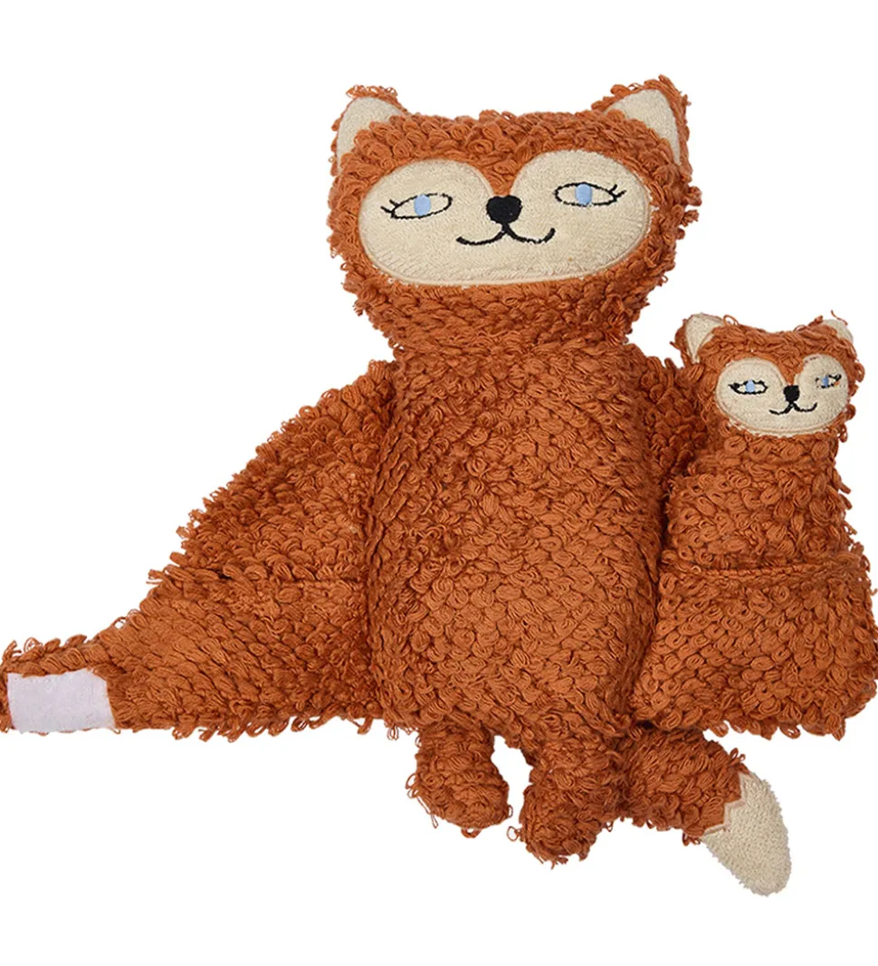 OYOY Bamse - Frida & Baby Felix Fox - Caramel