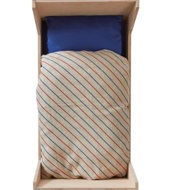 OYOY Dukkesengetøj m. Madras - Stribet - Blue