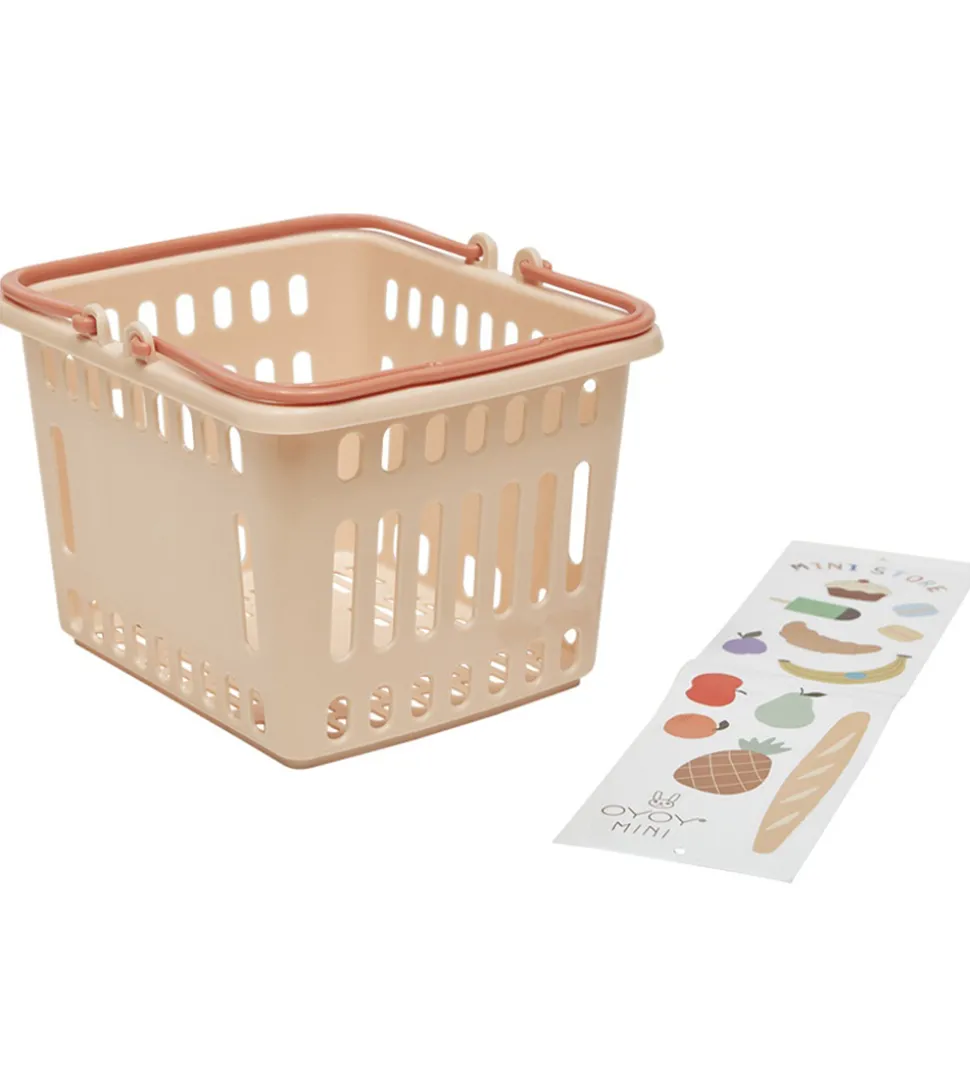 OYOY Kurv - Yummy Shopping Basket - Coral