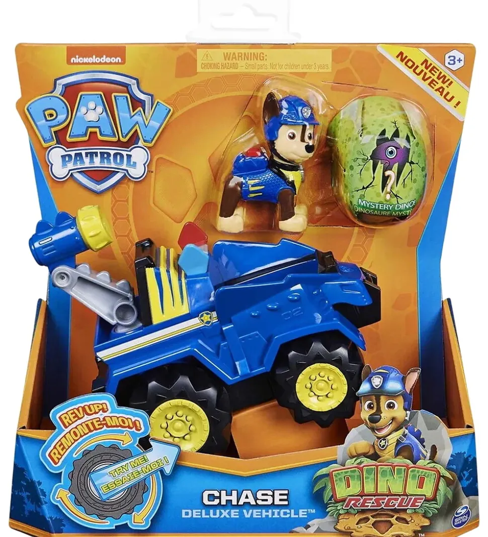 Paw Patrol Legetøjsbil - Dino Rescue - Chase