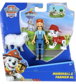 Paw Patrol Legetøjsfigurer - Marshall & Farmer Al