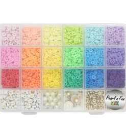 Pearl N Fun Perler - Smykkesæt - Regnbuefarvet