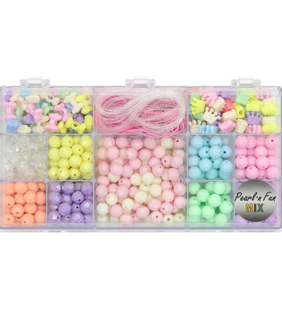 Pearl N Fun Perler - Smykkesæt - Pastel