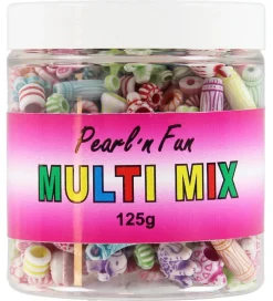 Pearl'n Fun Perler - 125 gram- Multifarvet