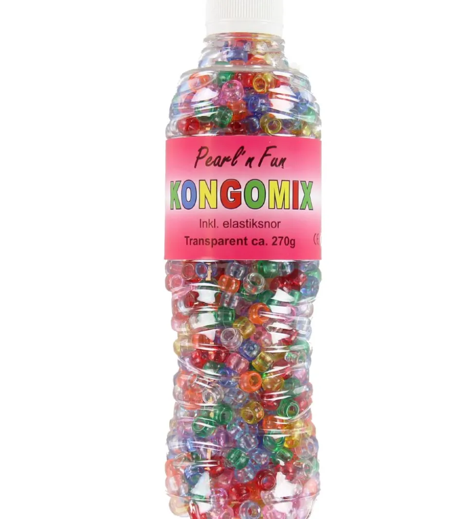Pearl'n Fun Perler - Kongo - 270 gram - Transparent