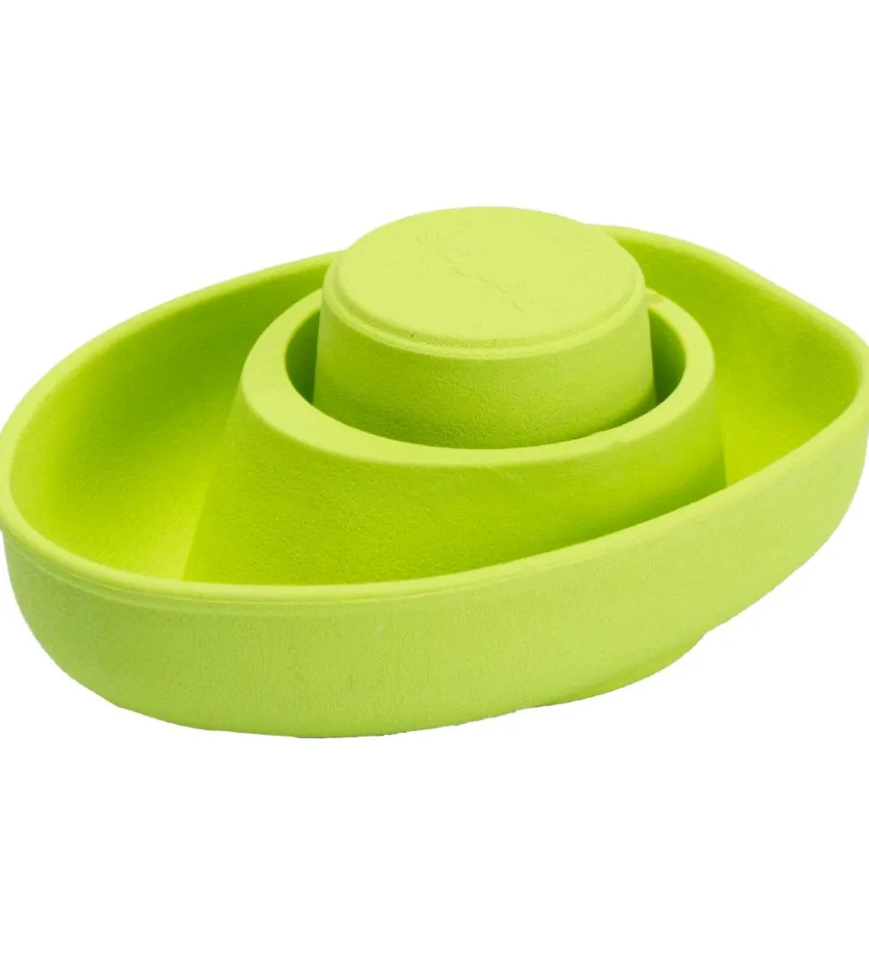 PlanToys Badelegetøj - Naturgummi - Speedbåd/Ubåd - Pastelgrøn