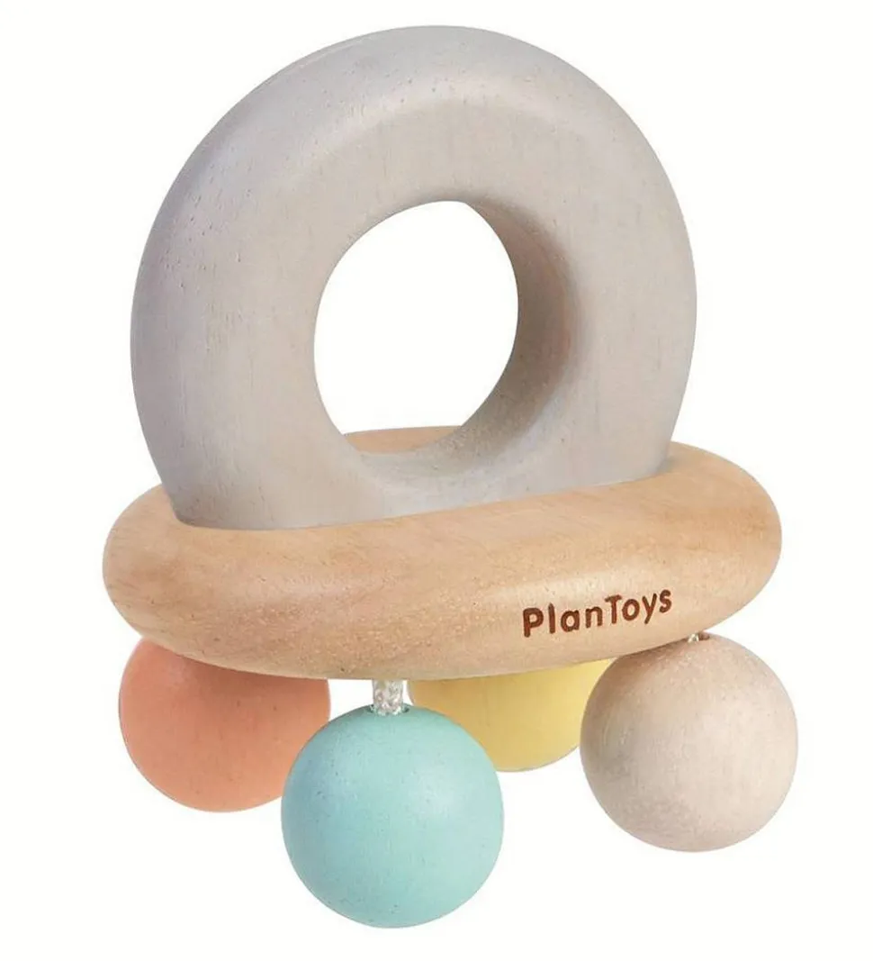 PlanToys Klokke-Rangle - Pastel
