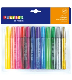 Playbox Glitterlim - 12 Farver