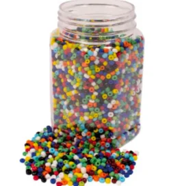 Playbox Perler - Glasperler - 4 mm - 500 g