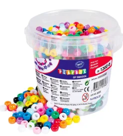 Playbox Perler - Kongoperler I Spand - 1200 Stk