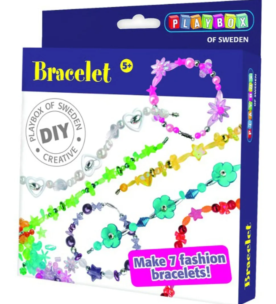 Playbox Perlesæt - 200 stk - Armbånd