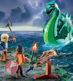 Playmobil - Vikinger med Sømonster - 71830 - 40 Dele