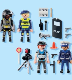 Playmobil Action Heroes - Politifigurer-sæt - 71730 - 35 Dele