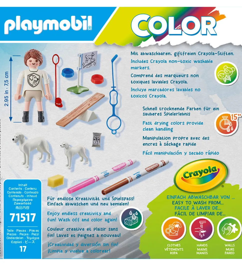 Playmobil Color - Hundetræner - 71517 - 17 Dele