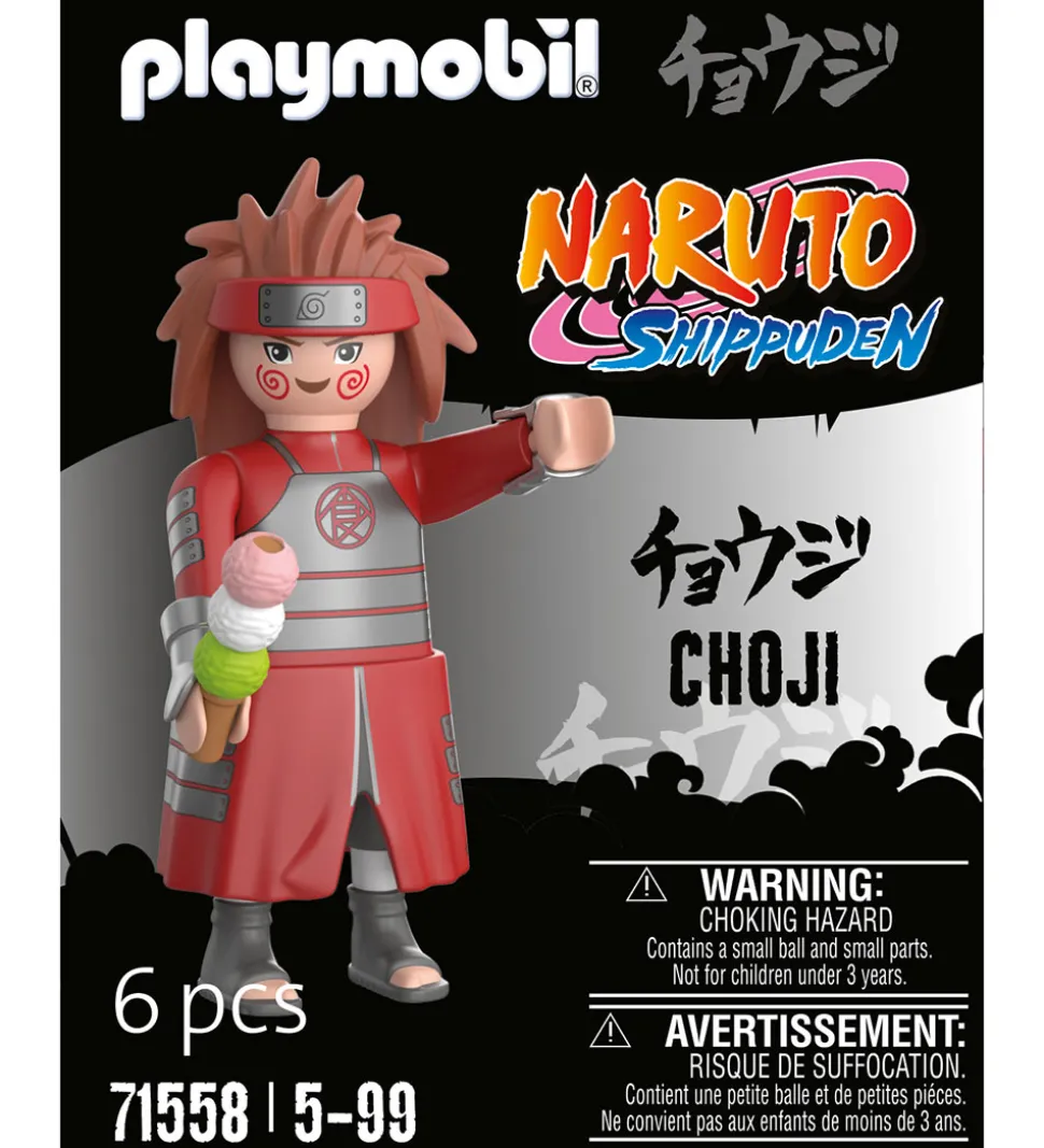 Playmobil Naruto - Choji - 71558 - 6 Dele