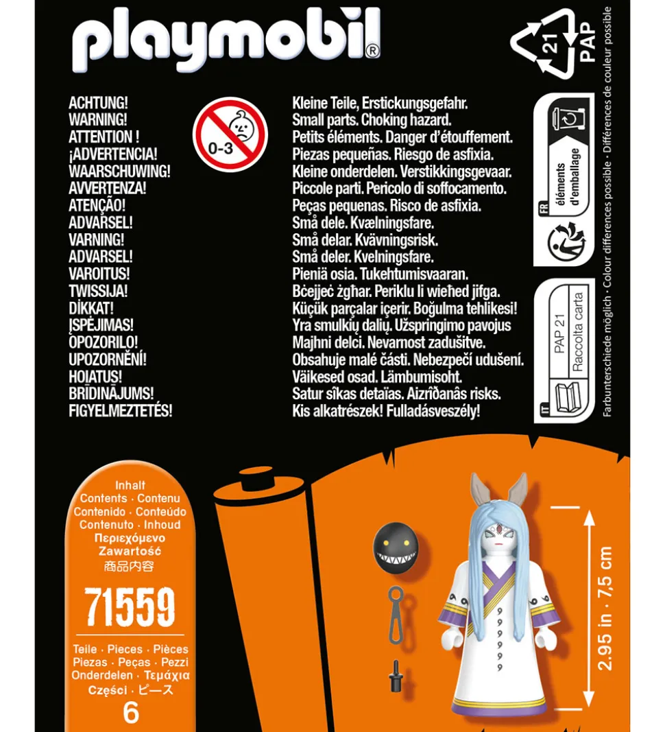 Playmobil Naruto - Kaguya - 71559 - 6 Dele