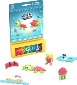 Plus-Plus Aktivitetssæt - Puzzle By Number - 125 stk. - Havet